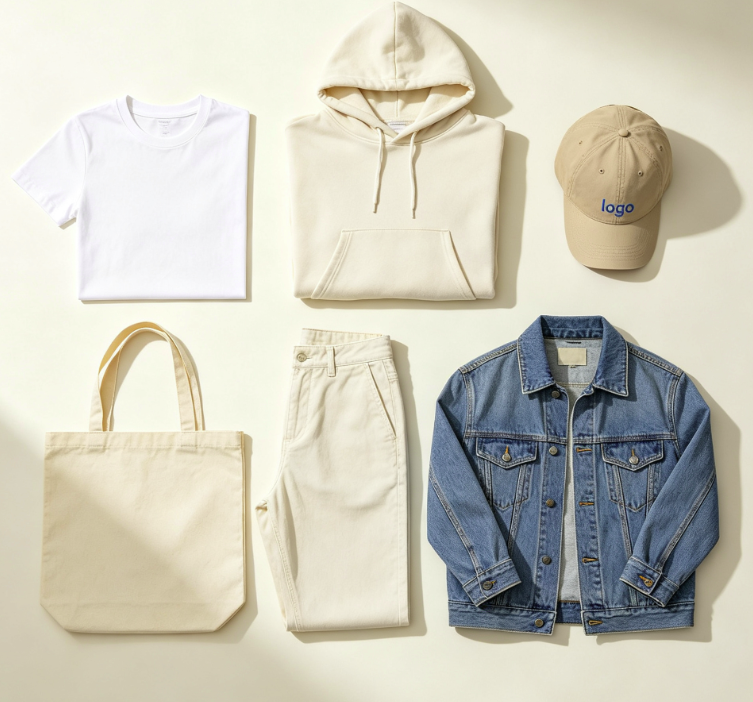 Yoofar custom print on demand apparel, hoodies, t-shirts, caps, jeans and tote bags for dropshipping