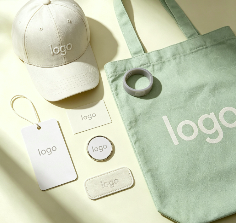 Yoofar custom POD accessories, branded caps, tote bags, key tags and badges for your dropshipping store